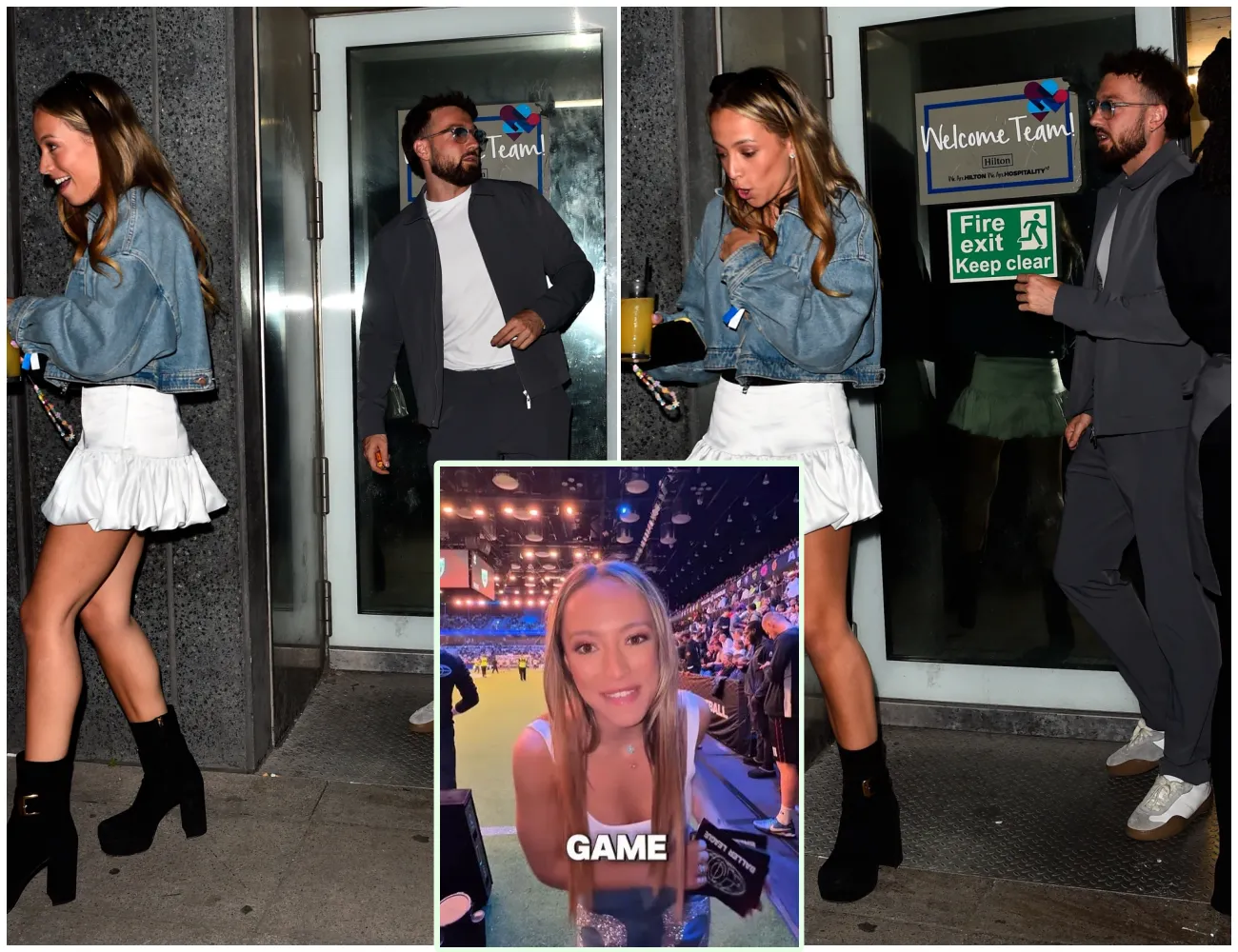 Sam Thompson, 32, sparks fresh romance rumours as he slips out of Soccer Aid afterparty with stunning 23-year-old sports presenter Jolie Sharpe… just hours after dodging pitch reunion with ex Zara McDermott’s new man Louis Tomlinson - suong