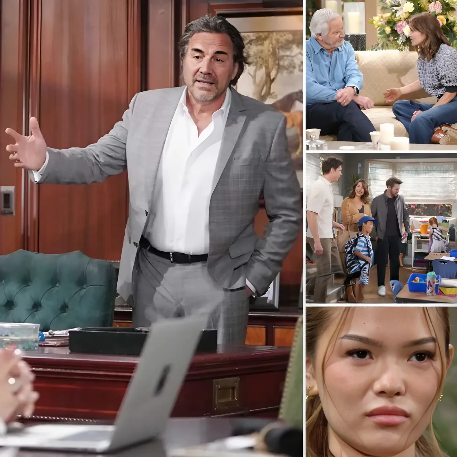 Luna Stalks Finn’s Family — and Brooke Shares a Passionate Kiss With
