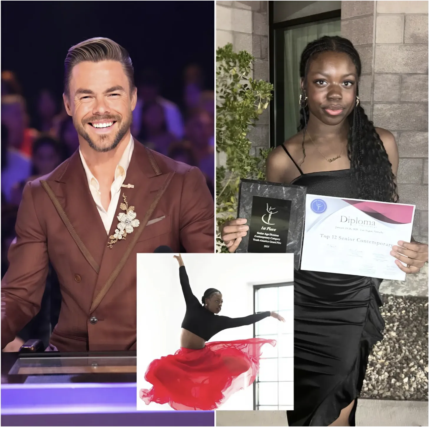 Derek Hough Blown Away by 15-Year-Old Dancer’s Fearless Freestyle: “She Showed Up and Delivered!”