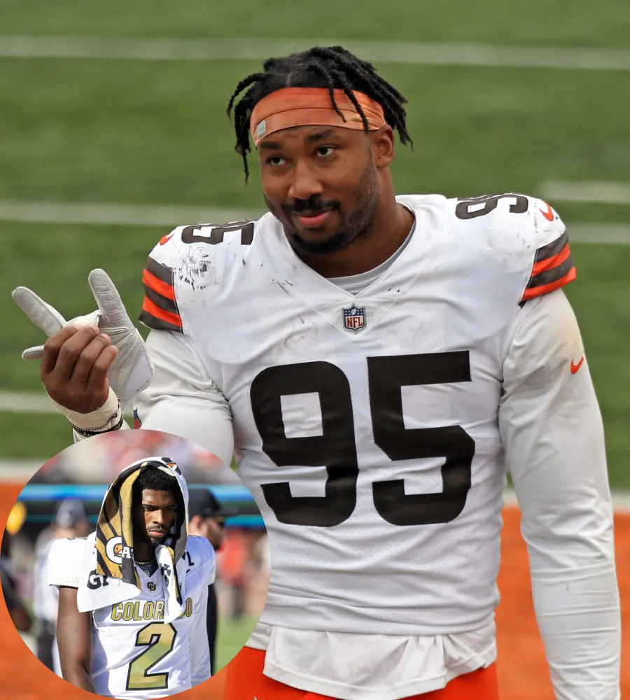 Myles Garrett Shares Strong Words on Browns QB Shedeur Sanders