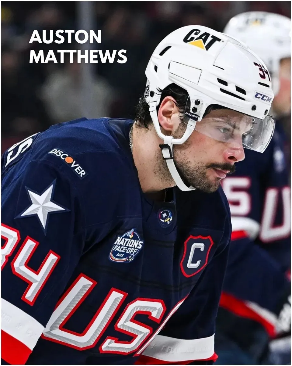Maple Leafs Captain Auston Matthews Named To Team USA's Early Olympic Roster