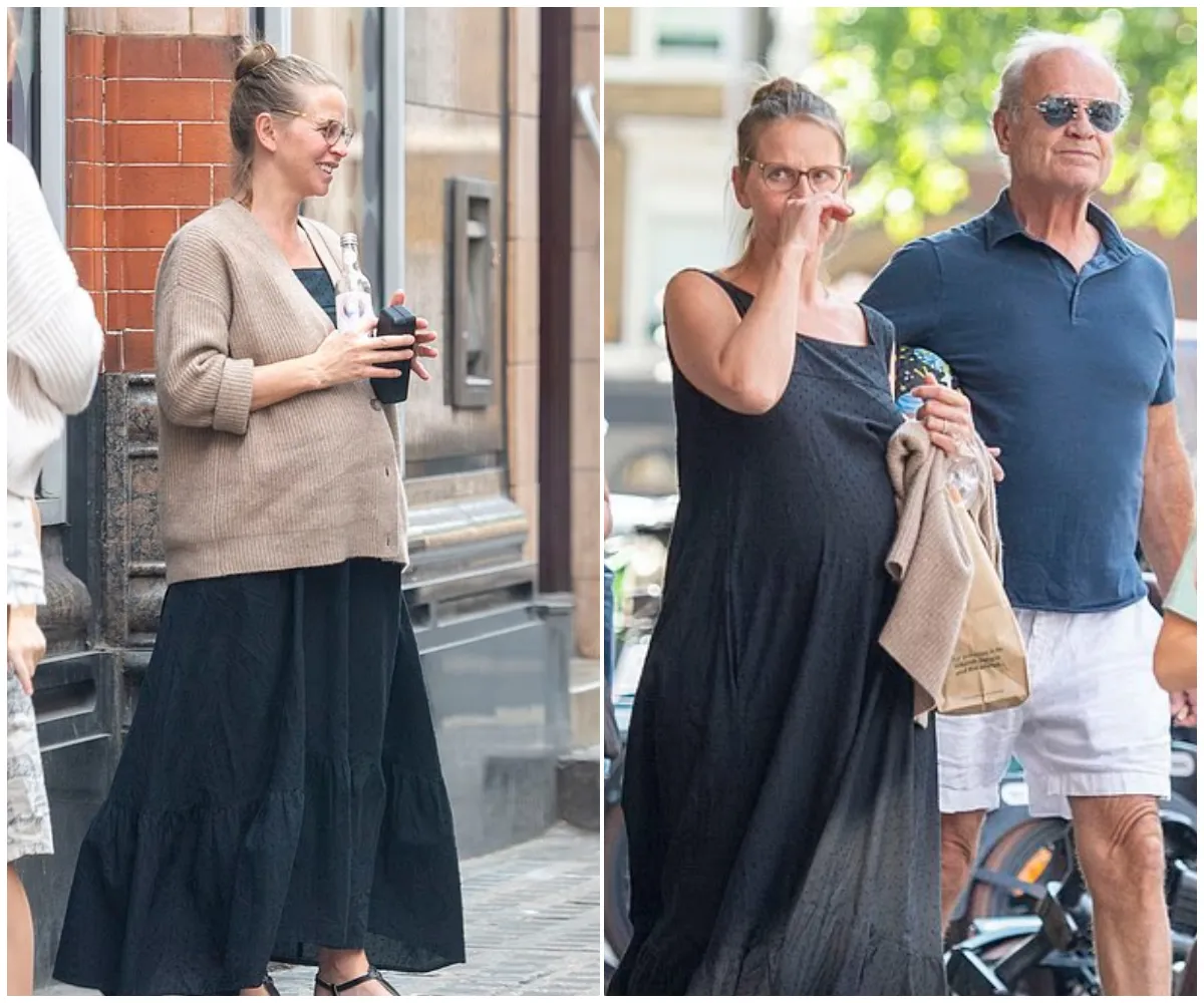 “It’s reignited the spark” – Frasier legend Kelsey Grammer, 70, set to become a father for the eighth time as wife Kayte Walsh, 46, debuts baby bump in London just weeks from giving birth in surprise pregnancy that’s brought them closer than ever - suong