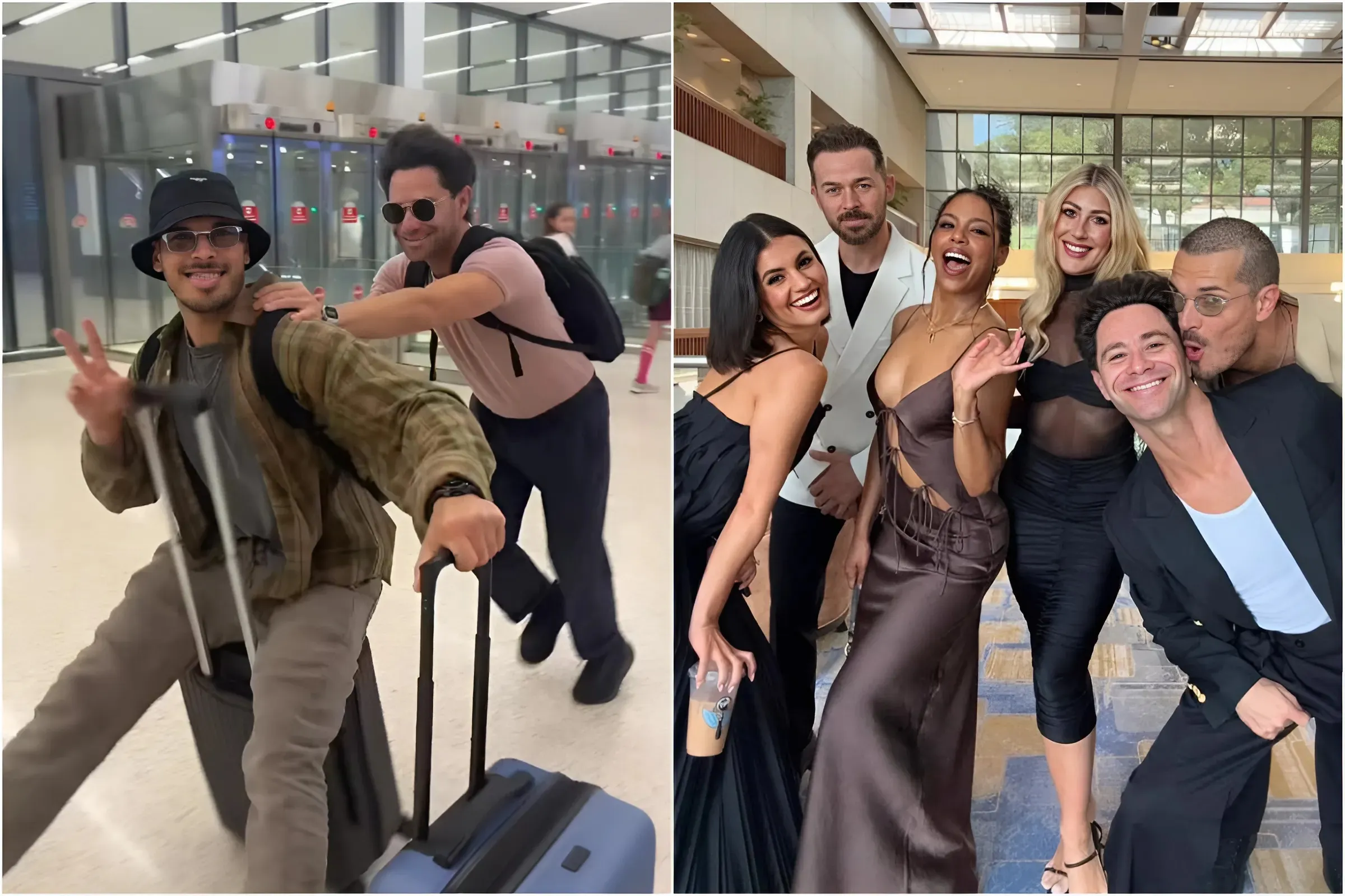 DWTS Cast Turns the Airport Into a Dance Floor With Epic Moves trucc