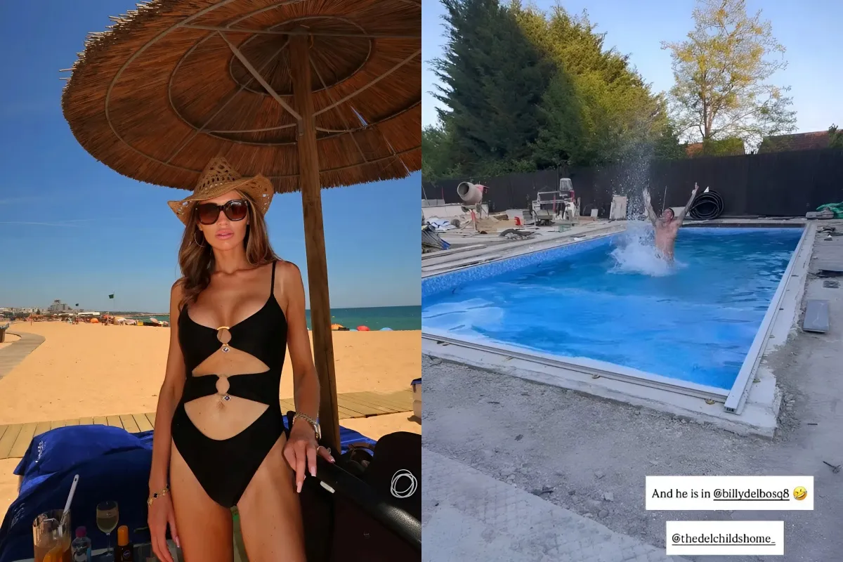 Amy Childs shows off huge new pool at £1.7m Essex mansion and strips off to black bikini amid weight loss concerns liennhi
