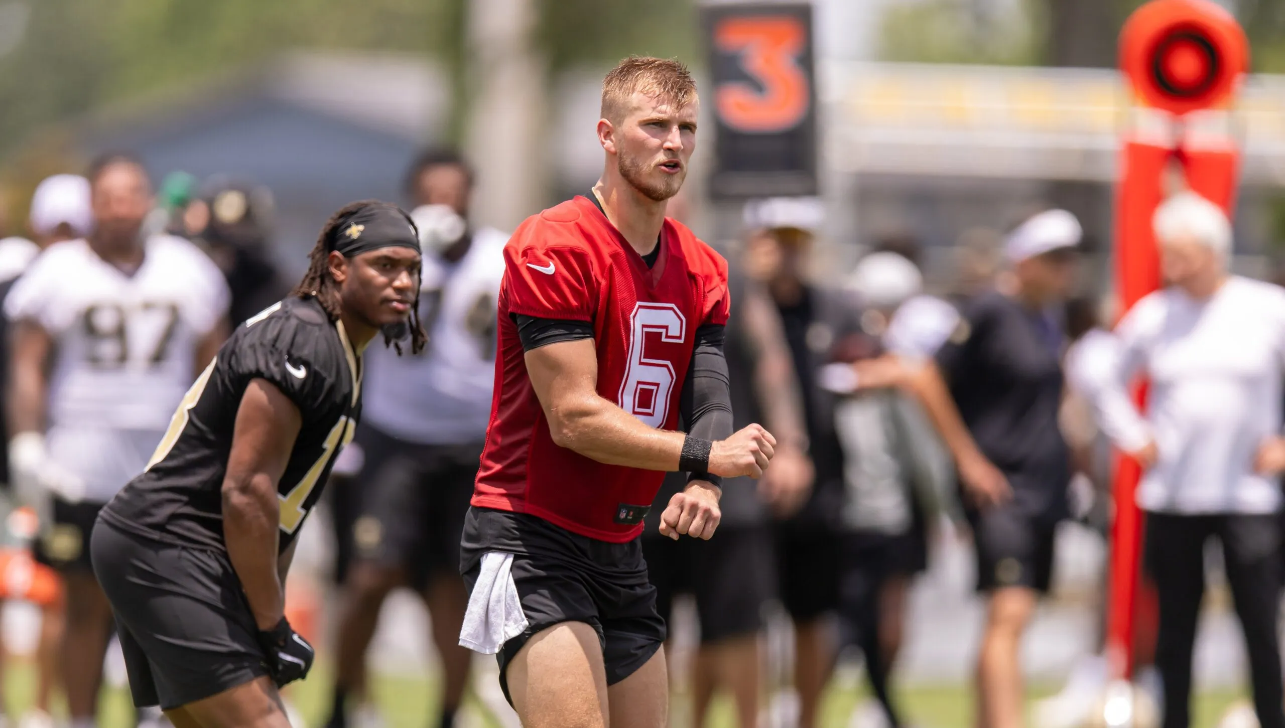 Tyler Shough under pressure to prove the Saints right by winning QB battle