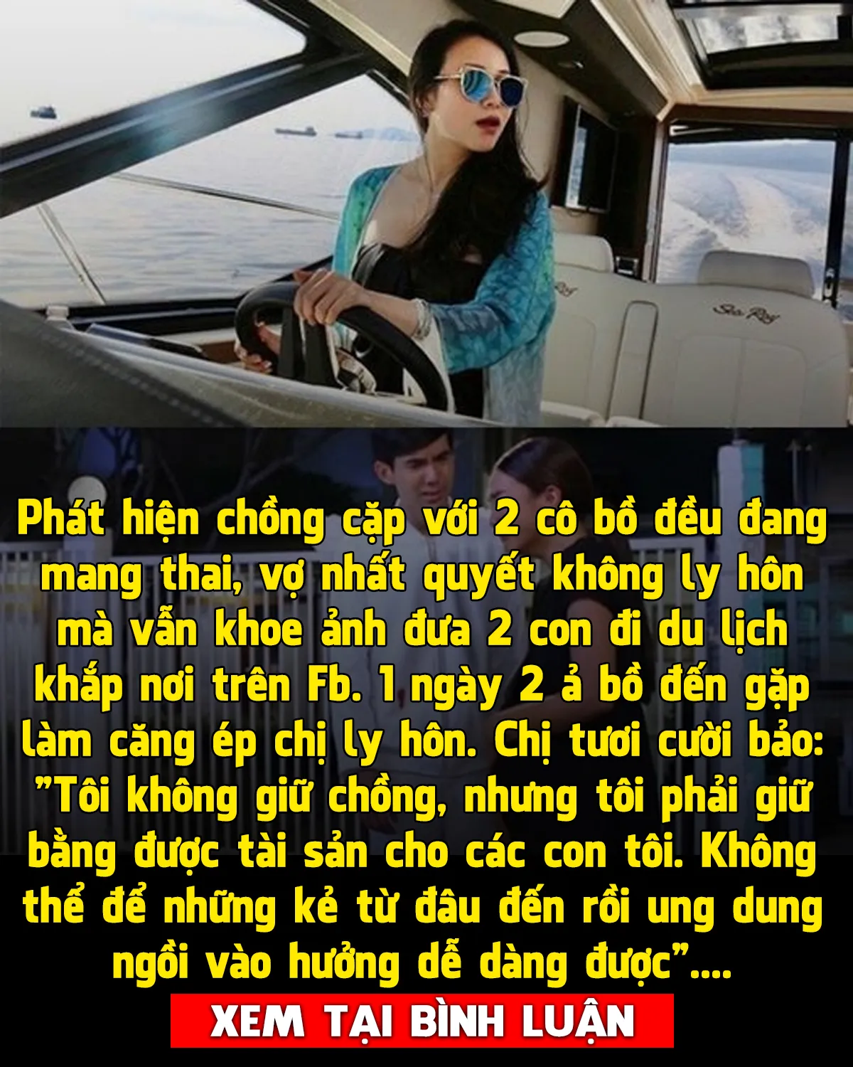 Phát hiện chồng đang nuôi 2 cô bồ đều đang mang thai, chị vợ nhất quyết không ly hôn vì điều không tưởng này