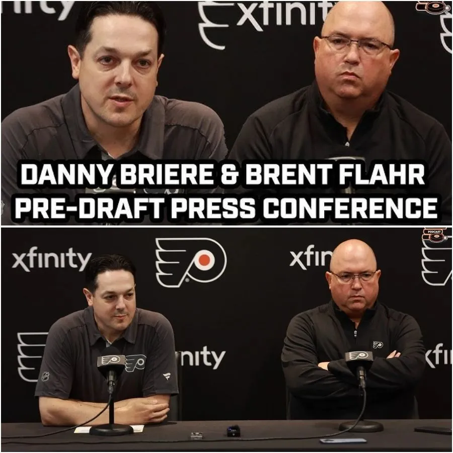 What Flyers GM Danny Briere, AGM Brent Flahr said at pre-Draft press conference