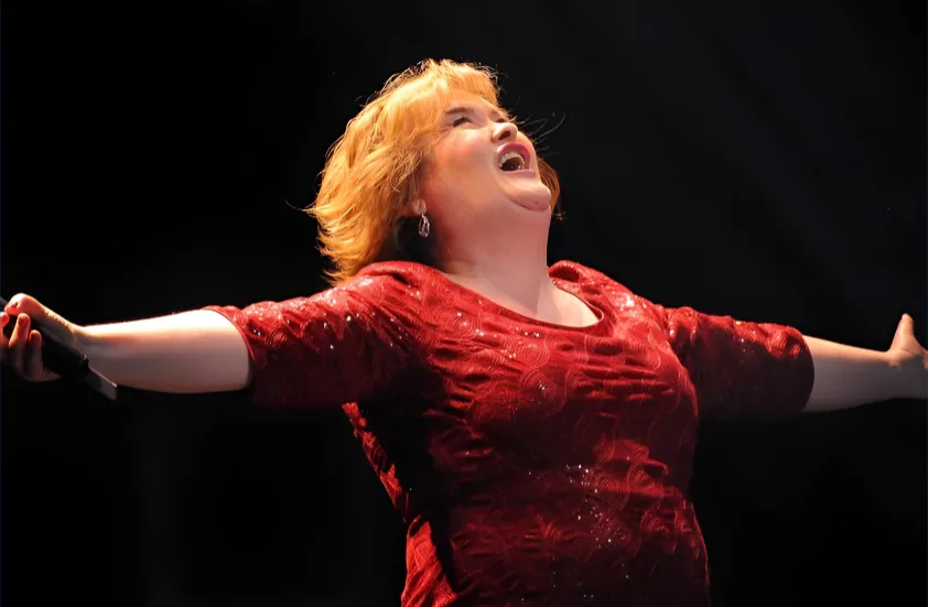 Susan Boyle's Exquisite Voice Reaches the Stars Singing a Joni Mitchell Classic