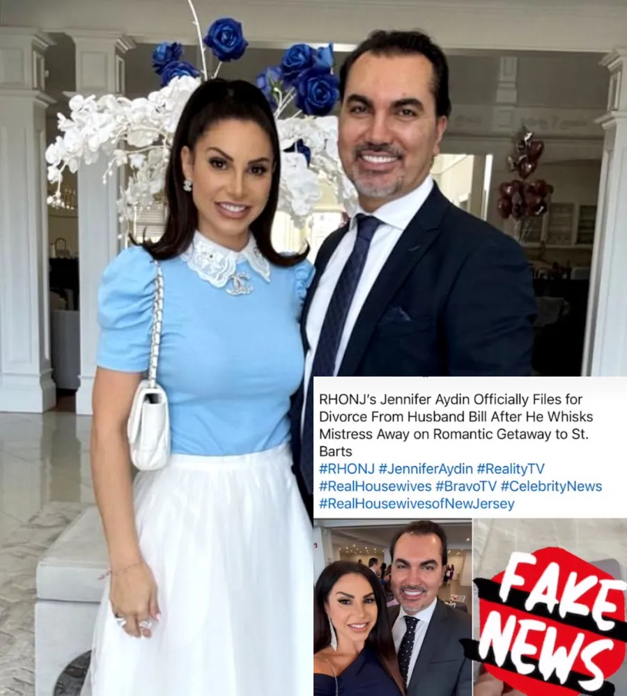 Jennifer Aydin Shuts Down Divorce Rumors After Clickbait Infidelity Rumor as She Shares Bill’s Reaction and RHONJ Fans Weigh in