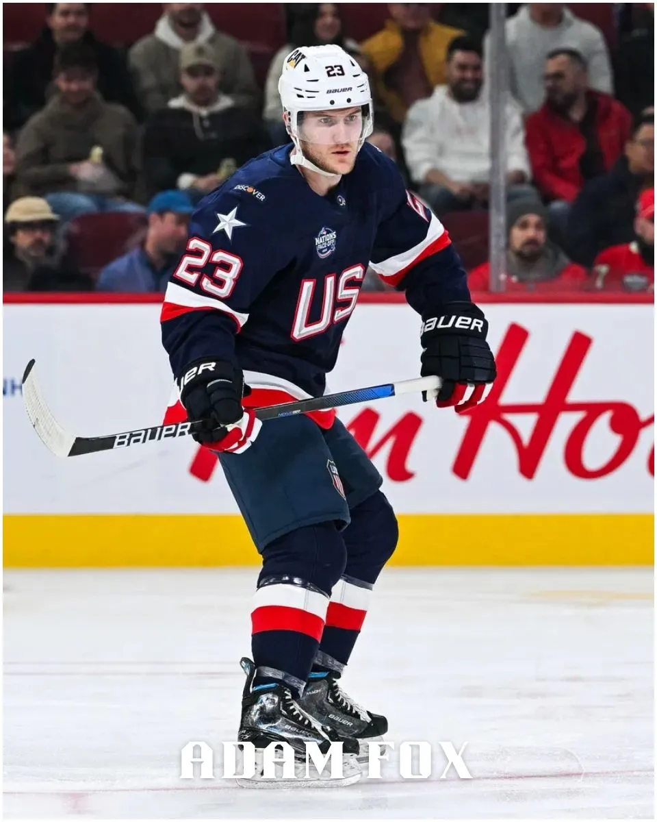 Adam Fox Snubbed From Team USA First Batch Of Olympic Players Due To Not Living Up To Expectations At 4 Nations Face-Off