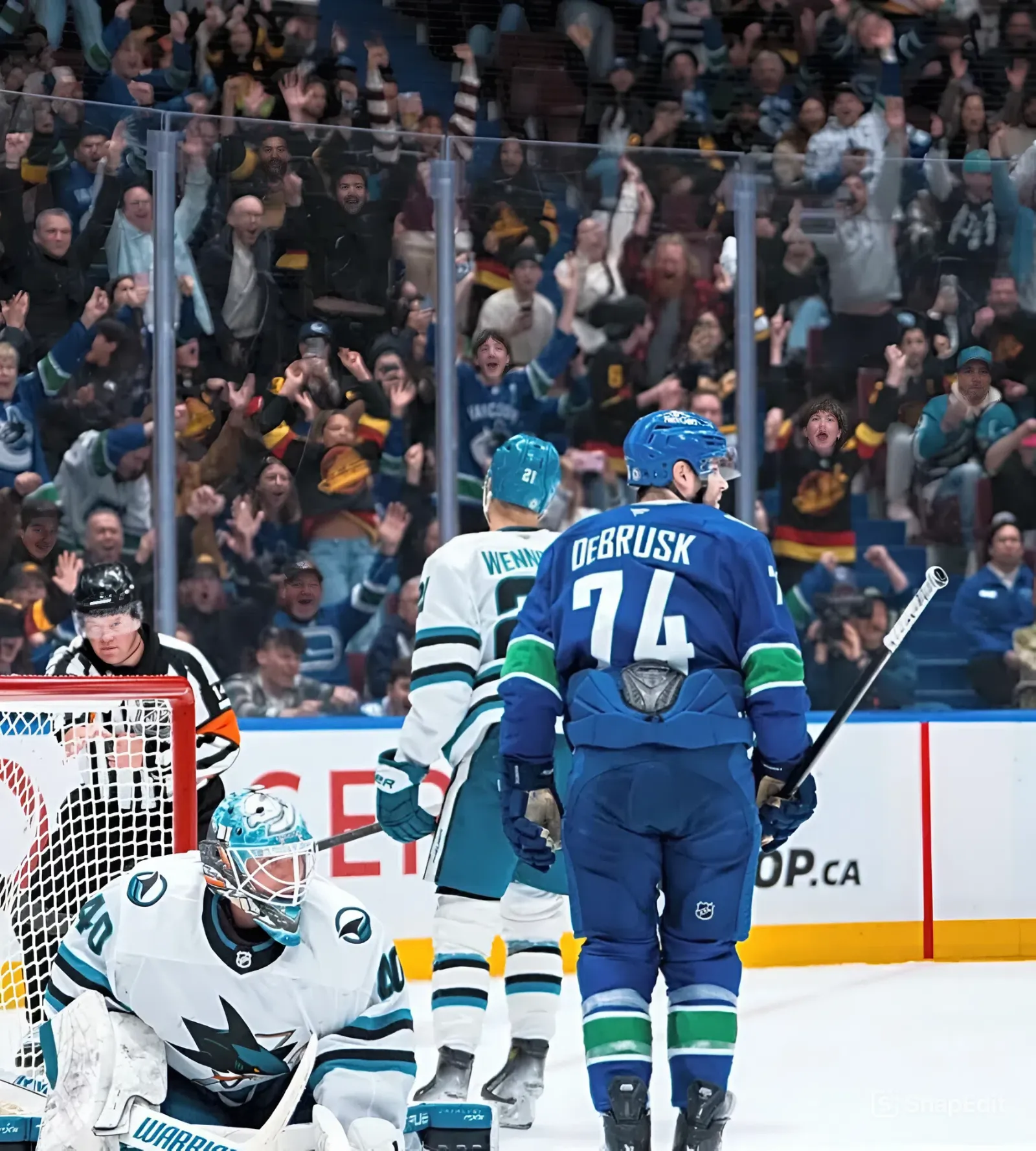 Streaky scoring led to a career high in goals for Jake DeBrusk in his first season with the Canucks