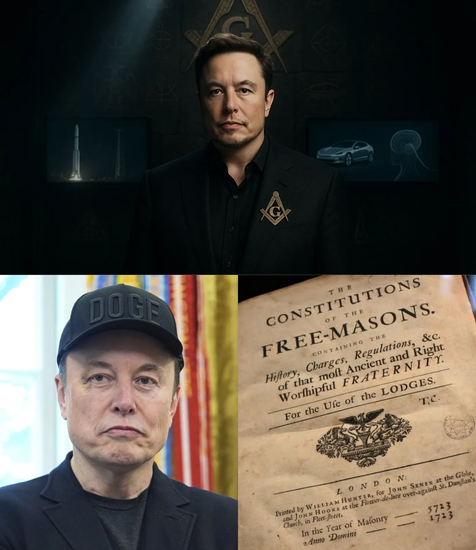 Rumors Surface Claiming Elon Musk is a Secret Member of the Freemasons, Controlling the World’s Most Advanced Technologies