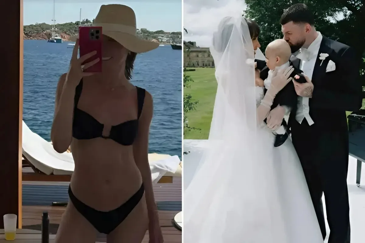 Megan McKenna looks incredible as she shows off post baby body in a bikini 8 months after giving birth ngocc
