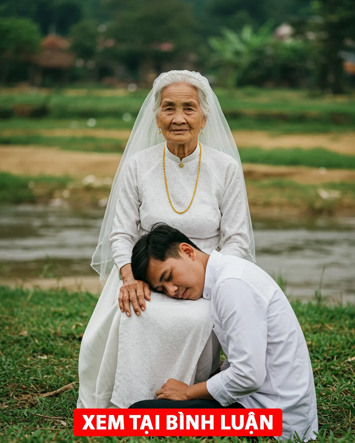 Chàng trai nghèo vì quá túng quẫn nên đã đồng ý cưới người phụ nữ 70 tuổi