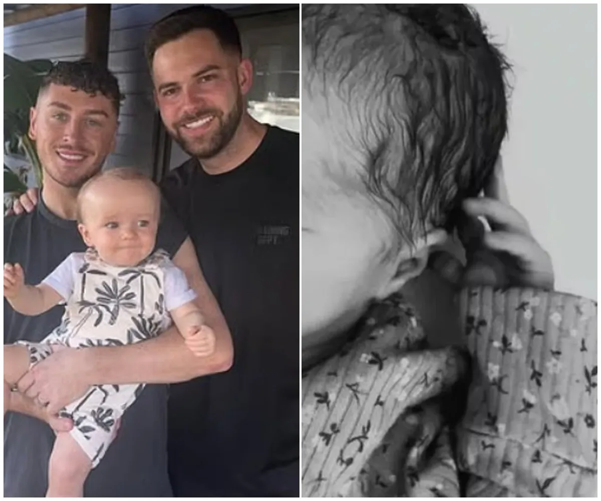 “Welcome to the world, Honey!” – X Factor’s David Heath and boyfriend Samuel Paul celebrate birth of baby girl via surrogate as they reveal her sweet name and share emotional tribute to the woman who made their dream family possible - suong