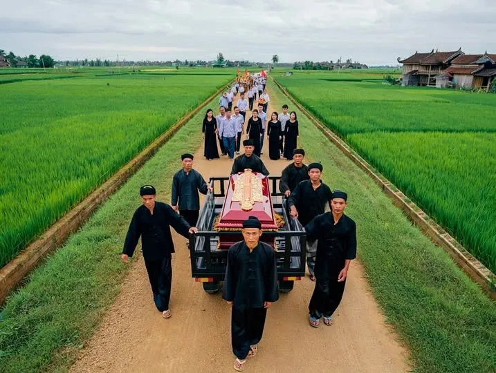 Cụ bà trong làng qu/a đ/ời ở t/uổi 100, tang lễ làm gấp trong đêm vì trùng với lịch cưới cháu, nào ngờ đến lúc đưa ra đồng, xe t/ang khựng lại không thể nổ máy