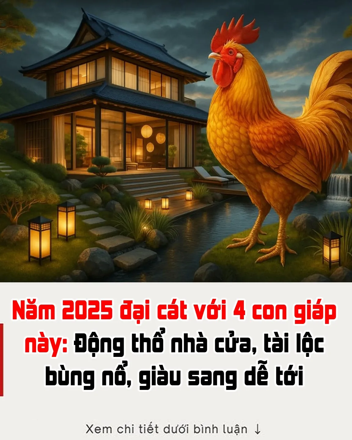 Năm 2025 đại cát với 4 con giáp này: Động thổ nhà cửa, tài lộc bùng nổ, giàu sang dễ tới