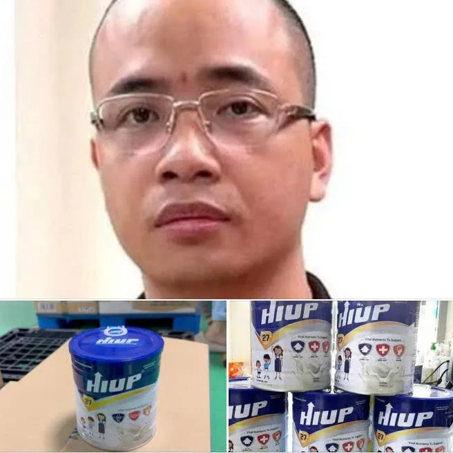 Bắt t:ạm gi:am chủ tịch Công ty Z Holding vì sản xuất sữa bột Hiup giả