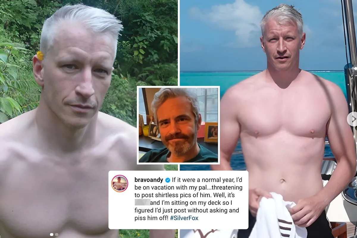 Andy Cohen posts sexy shirtless photos of best friend Anderson Cooper ‘without asking’ to ‘piss him off’ - lulu
