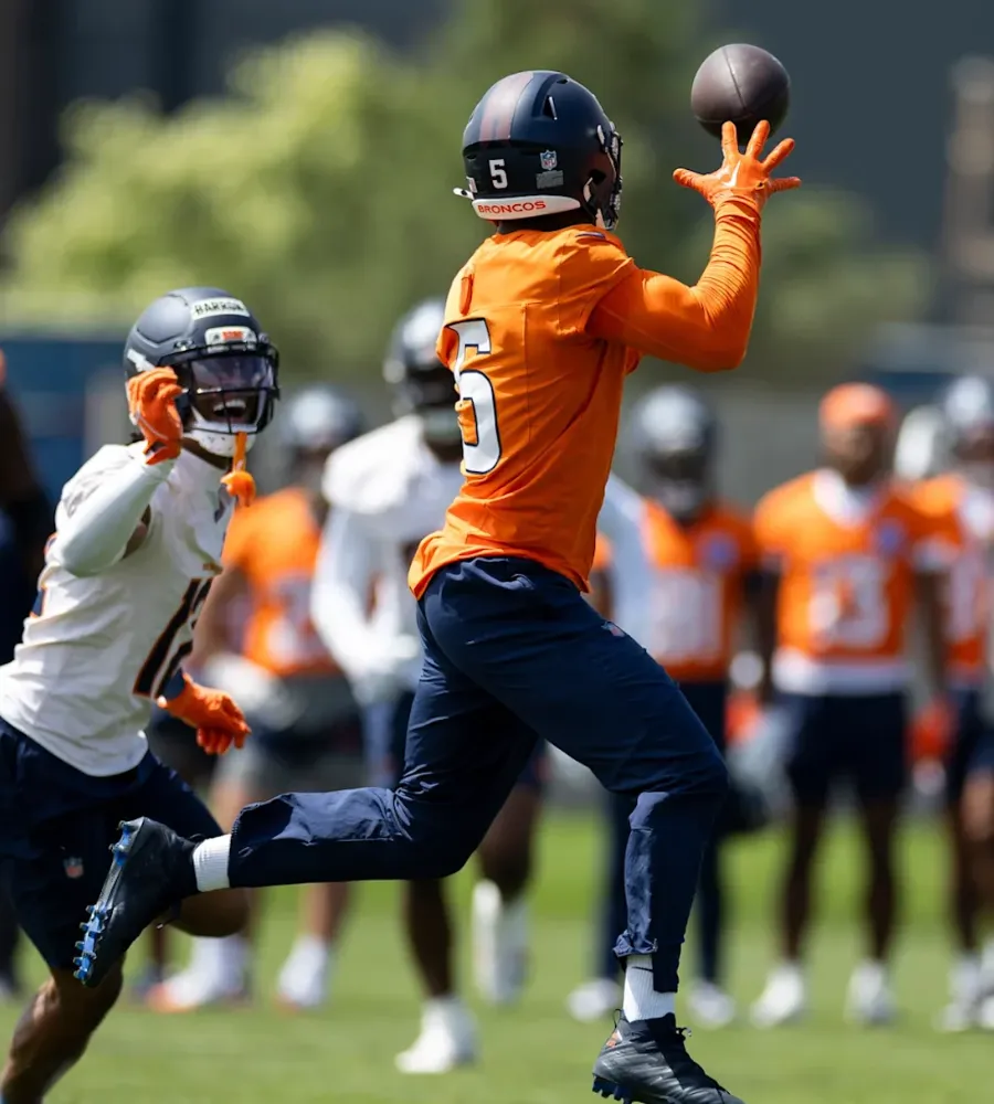 Broncos’ WR Hierarchy Emerges: Sutton Anchors, Mims Takes Over, Vele Returns—2025 Offense Shapes Up