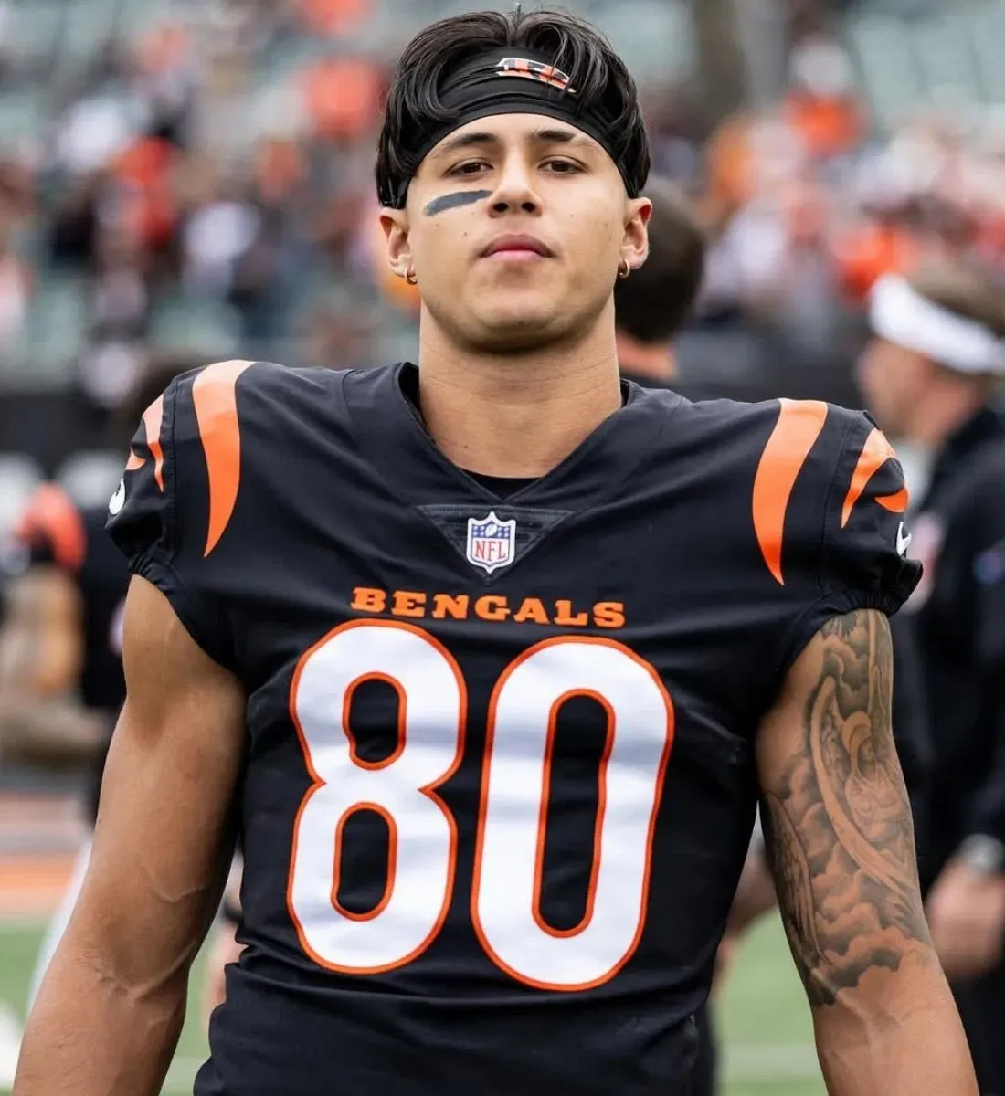 Bengals WR Andrei Iosivas explains the practicality behind his offseason change and the results he's already seeing
