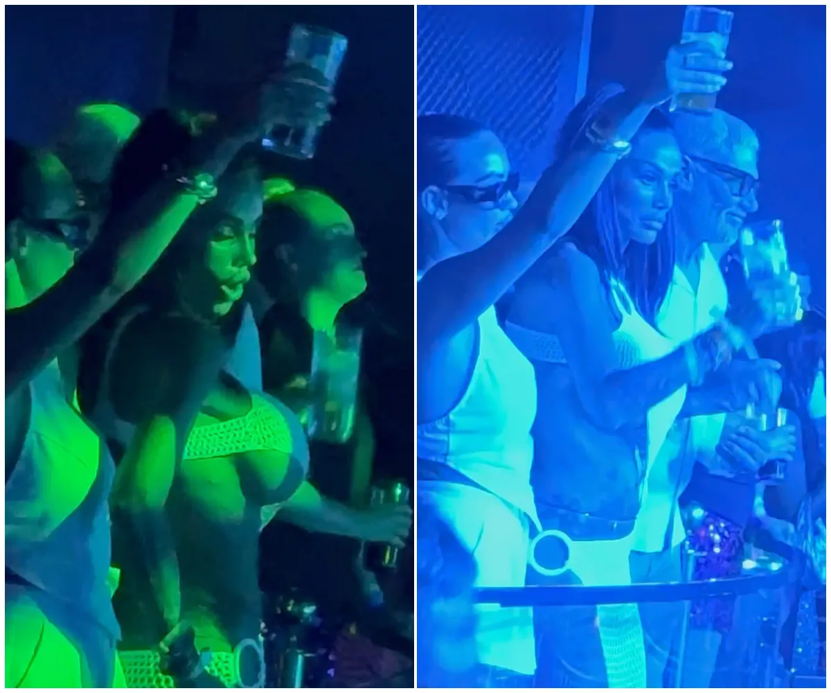 “Almost spilled out!” – Katie Price looks worse for wear and nearly suffers wardrobe malfunction in skimpy white top as she parties with Wayne Lineker in Ibiza after flaunting results of her ‘painful’ botched BBL - suong