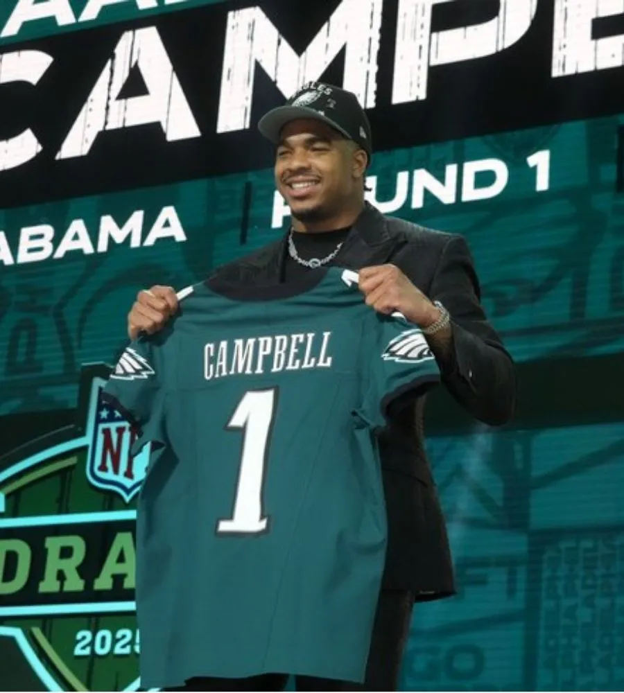 Jihaad Campbell draws surprising, but perfect comparison to Eagles legend