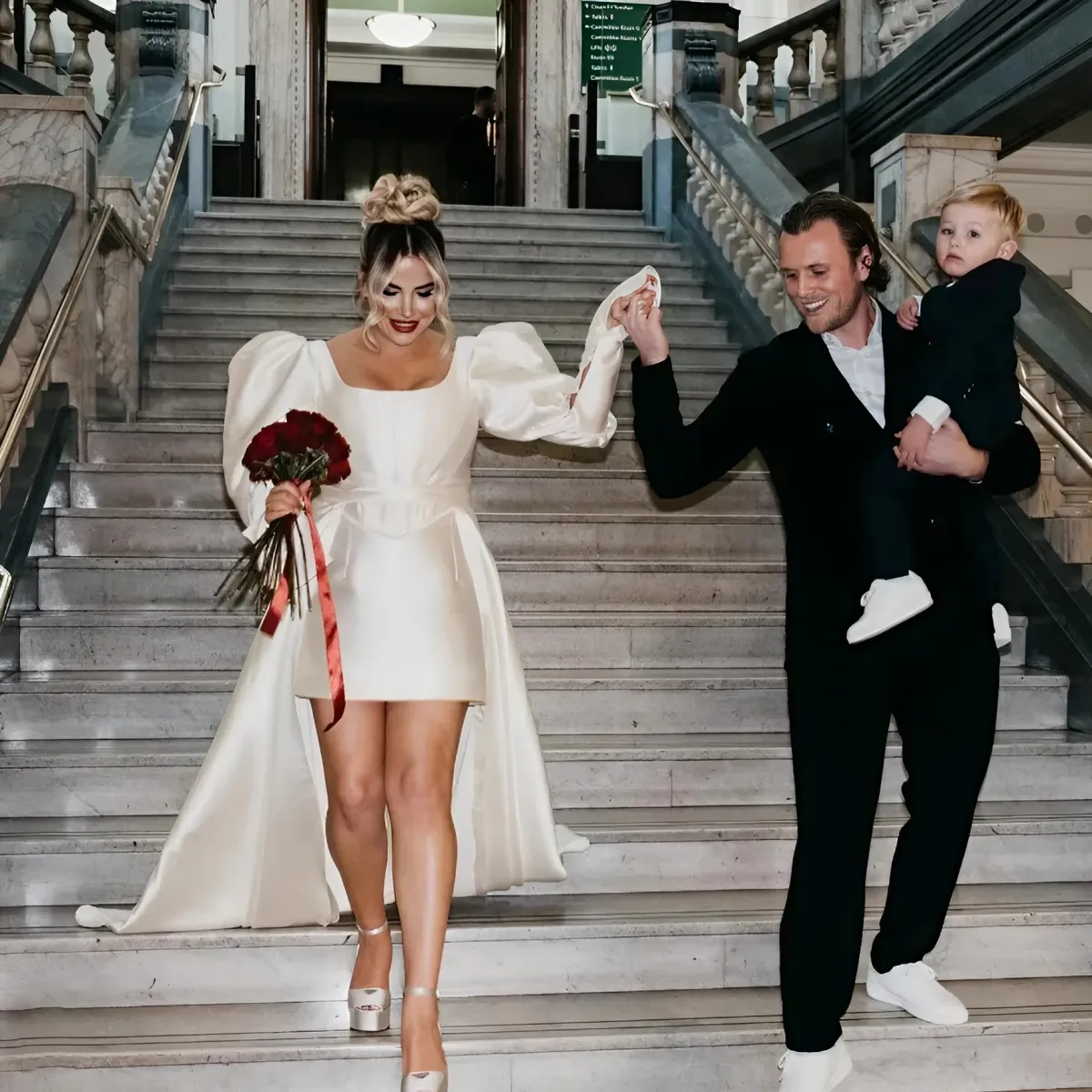 Georgia Kousoulou and Tommy Mallett get married for a second time as they say ‘I do’ in stunning outdoor we ngocc