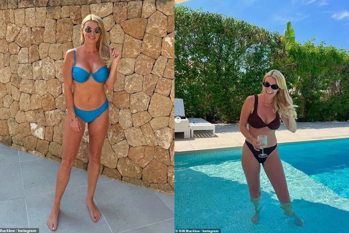 Billi Mucklow shows ex Andy Carroll what he's missing as she sizzles in stylish bikinis while soaking up the sun in Mallorca liennhi