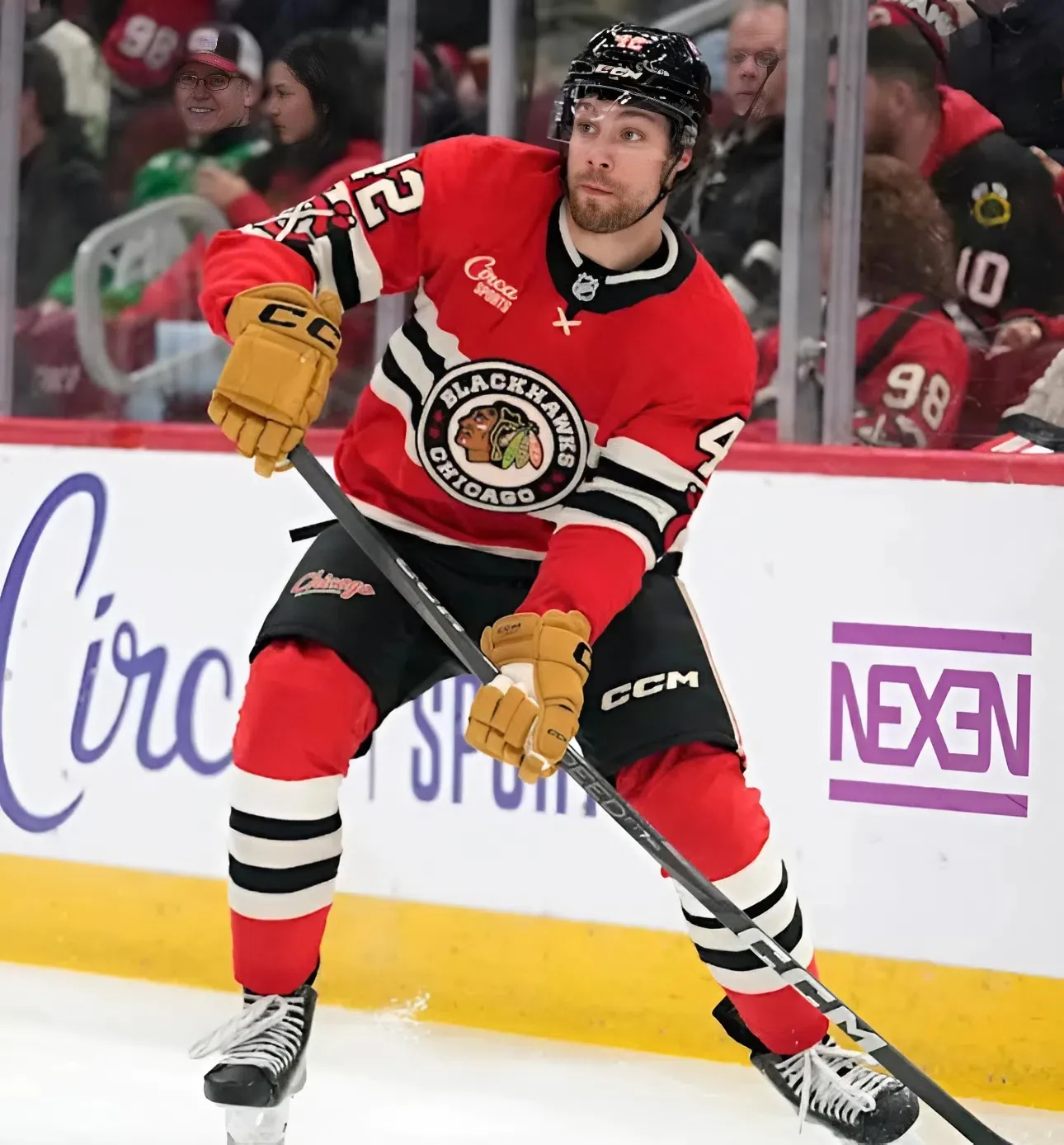 1 of these 3 young defenders will be the odd man out in the Blackhawks' defensive pairings 1 of these 3 young defenders will be the odd man out in the Blackhawks' defensive pairings