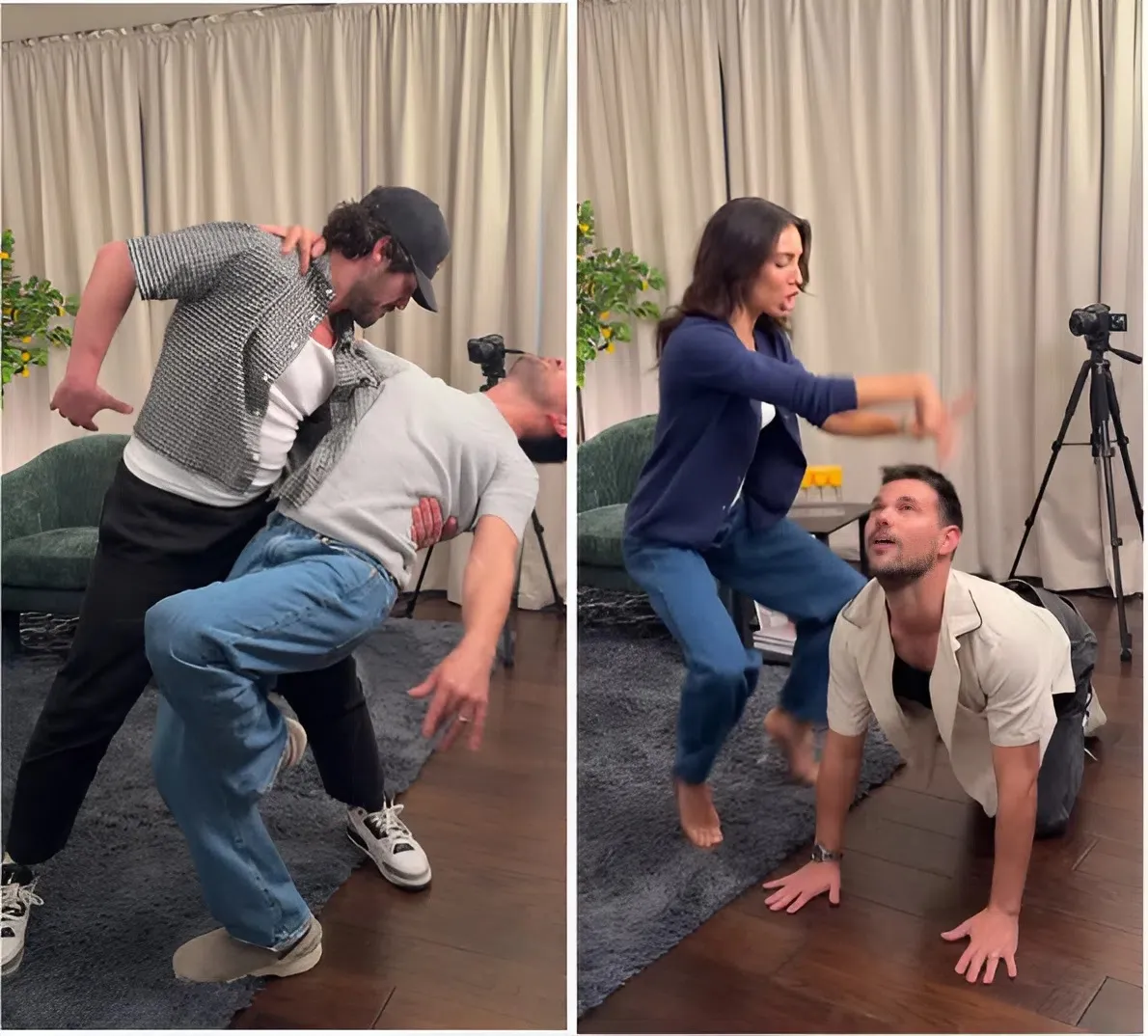 Jenna Johnson Reacts to Taylor Lautner’s Dance Video: ‘Throwing up It’s So Good’