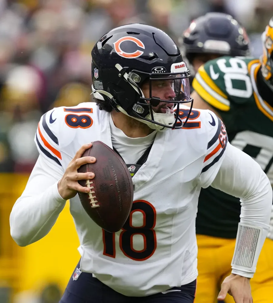 Caleb Williams reminds Packers fans about his record at Lambeau
