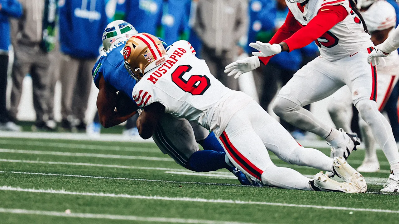 49ers' Malik Mustapha shows off promising ACL recovery