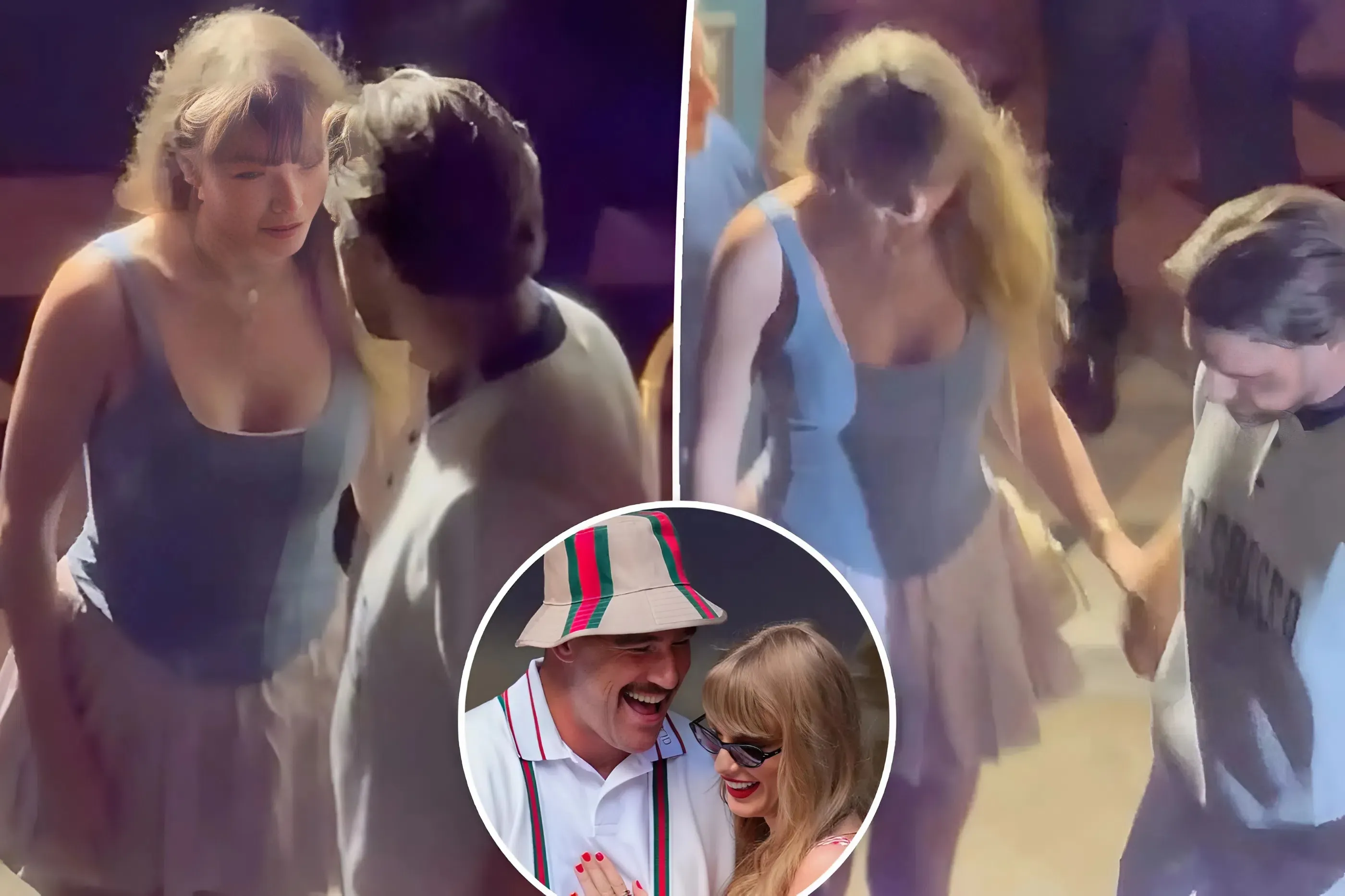 Taylor Swift and Travis Kelce hold hands during surprise NYC date night