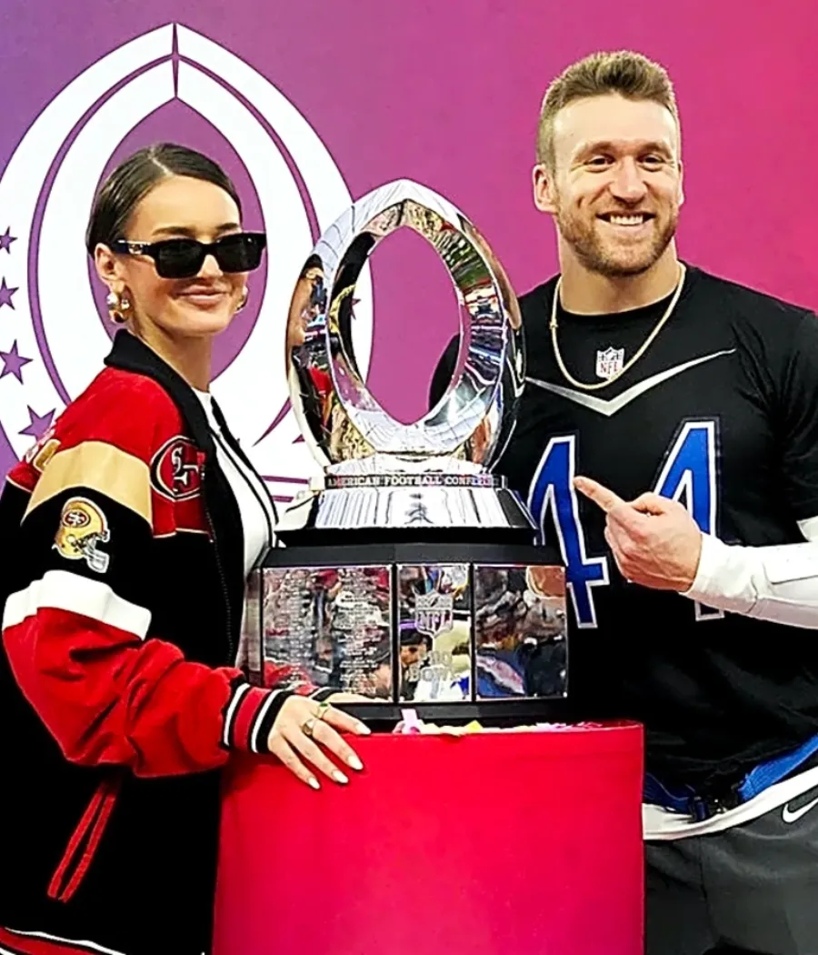 49ers' Kyle Juszczyk and wife Kristin go viral with offseason workout video