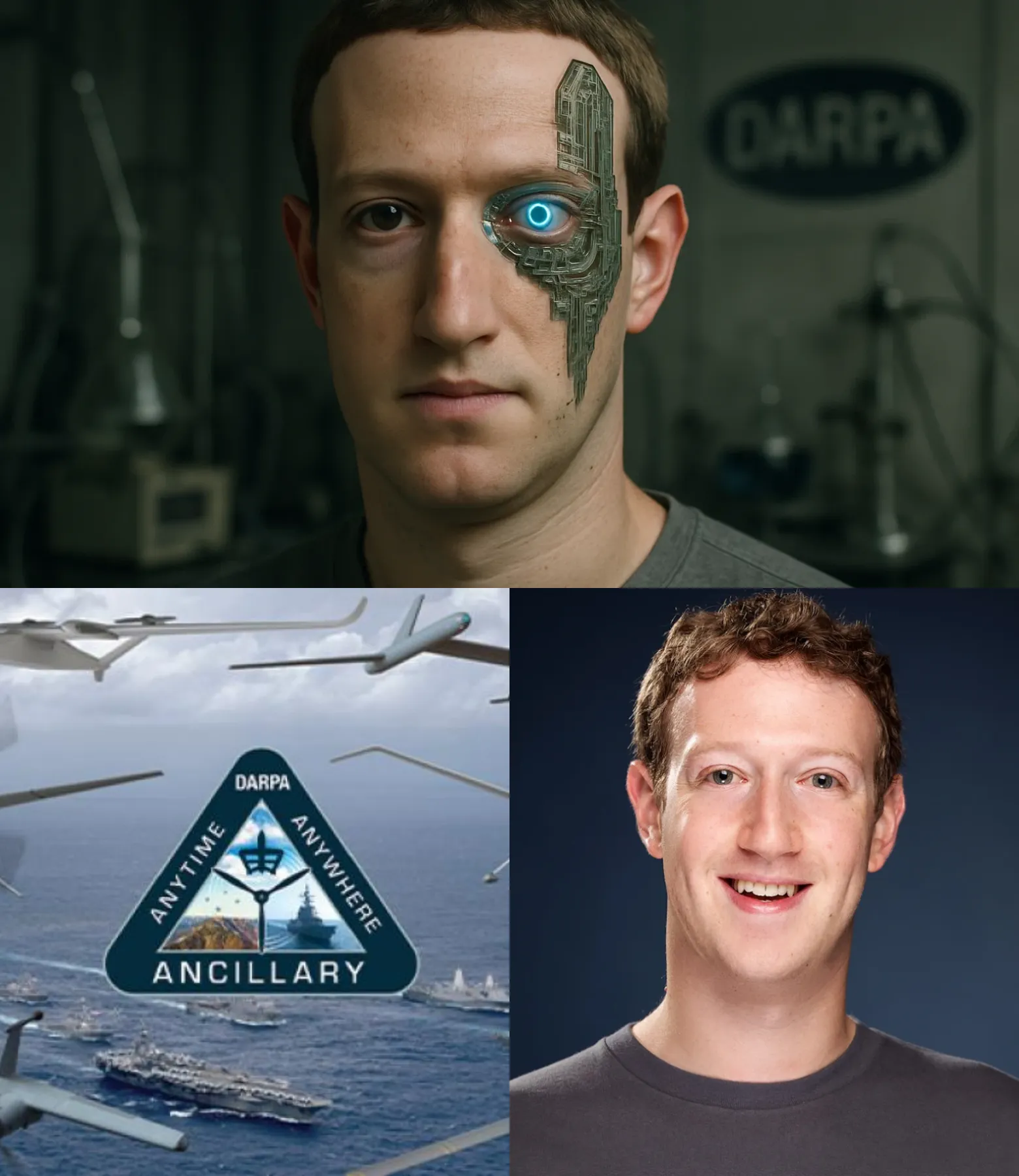 Mark Zuckerberg Is Not Human – Leaked DARPA File Suggests He Is a Genetically Engineered Hybrid Lifeform