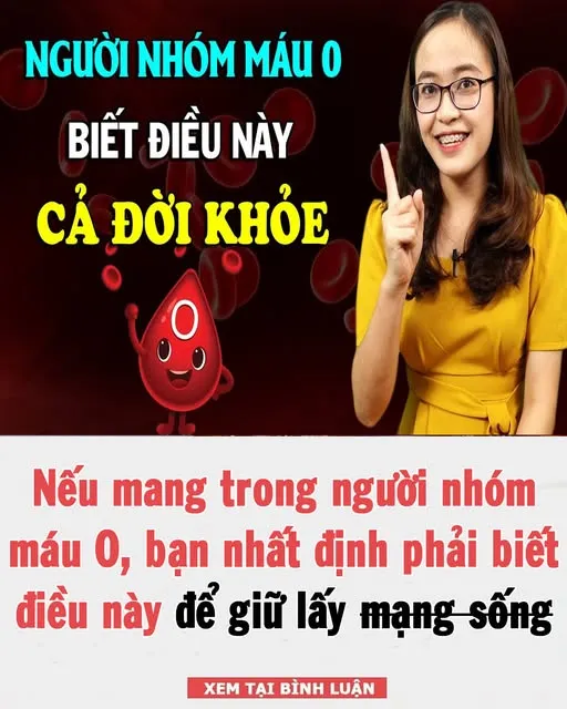 Nếu mang trong người nhóm máu O, bạn nhất định phải biết điều này để giữ lấy mạng sống của mình
