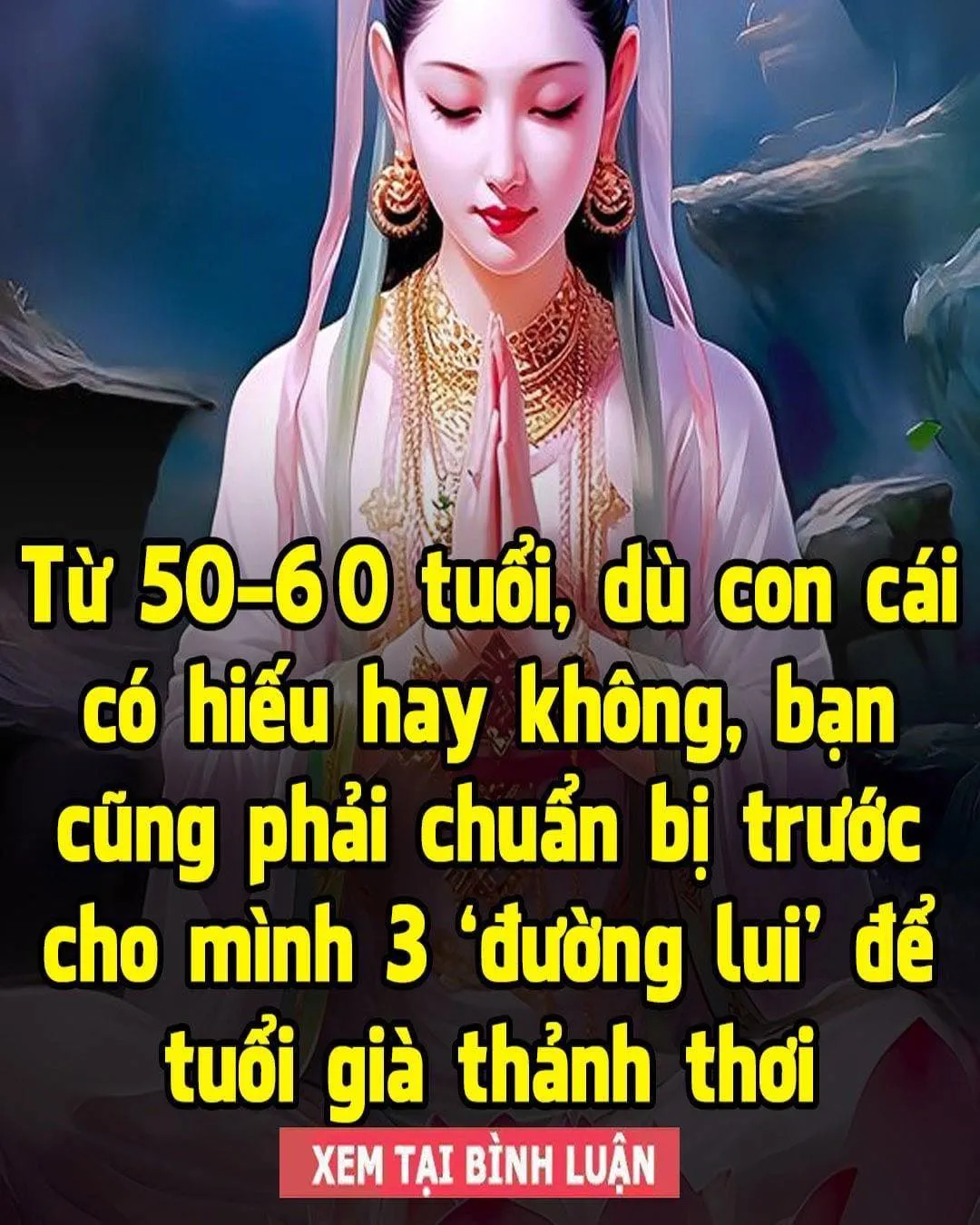 Từ 50 - 60 tuổi, dù con cái có hiếu hay không, bạn cũng phải chuẩn bị trước cho mình 3 'đường lui' để tuổi già thảnh thơi