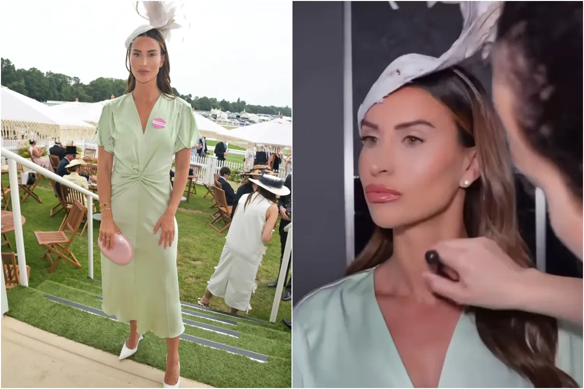 Ferne McCann enjoys glam day at the races as jailed acid attacker ex caught being injected with drugs ngocc