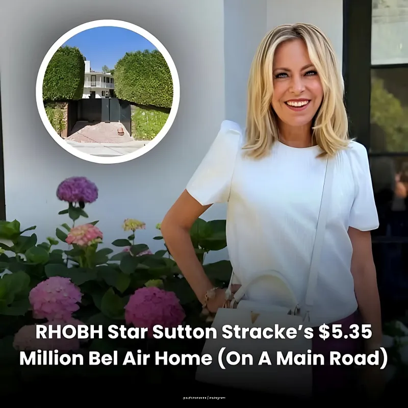 Sutton Stracke’s $5.35M Bel Air Mansion Is Now the Center of RHOBH Drama - lulu