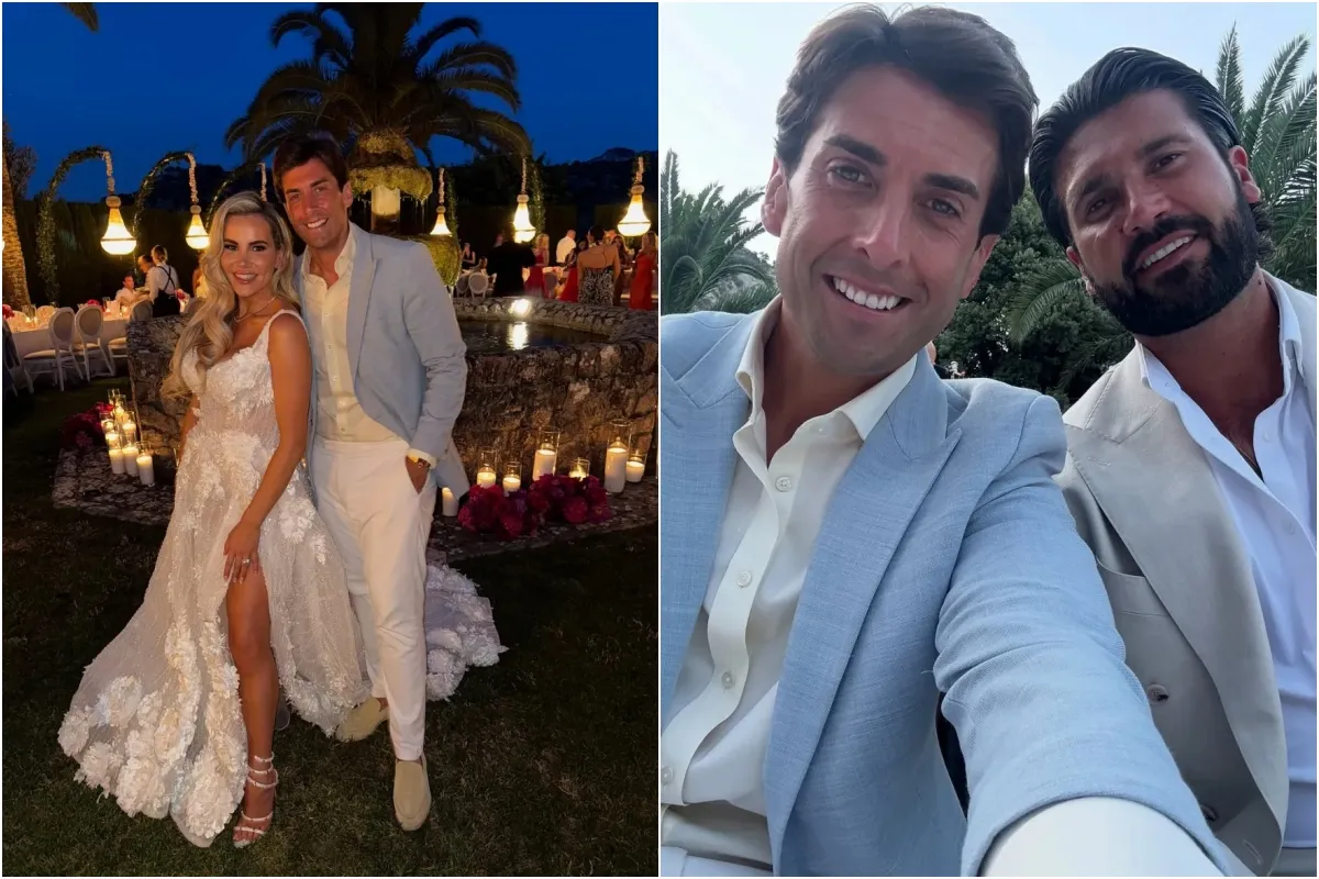 James Argent parties with Towie pals at Tommy and Georgia’s Majorca wedding after ex Nicoline broke s ngocc