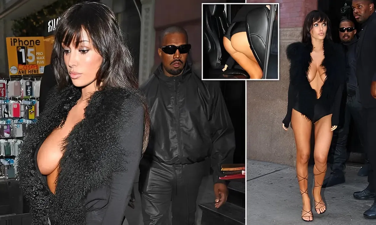 Kanye West's wife Bianca Censori is nearly naked in wild outfit after calls for 'public indecency' arrest