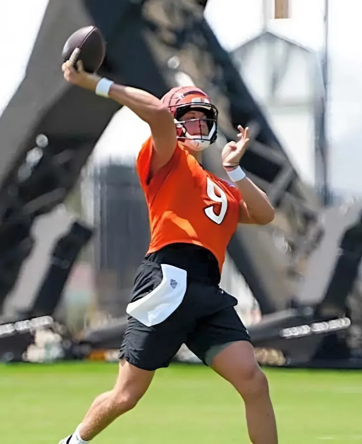 Cincinnati Bengals Quarterback Joe Burrow Goes Viral For Poor Baseball Skills