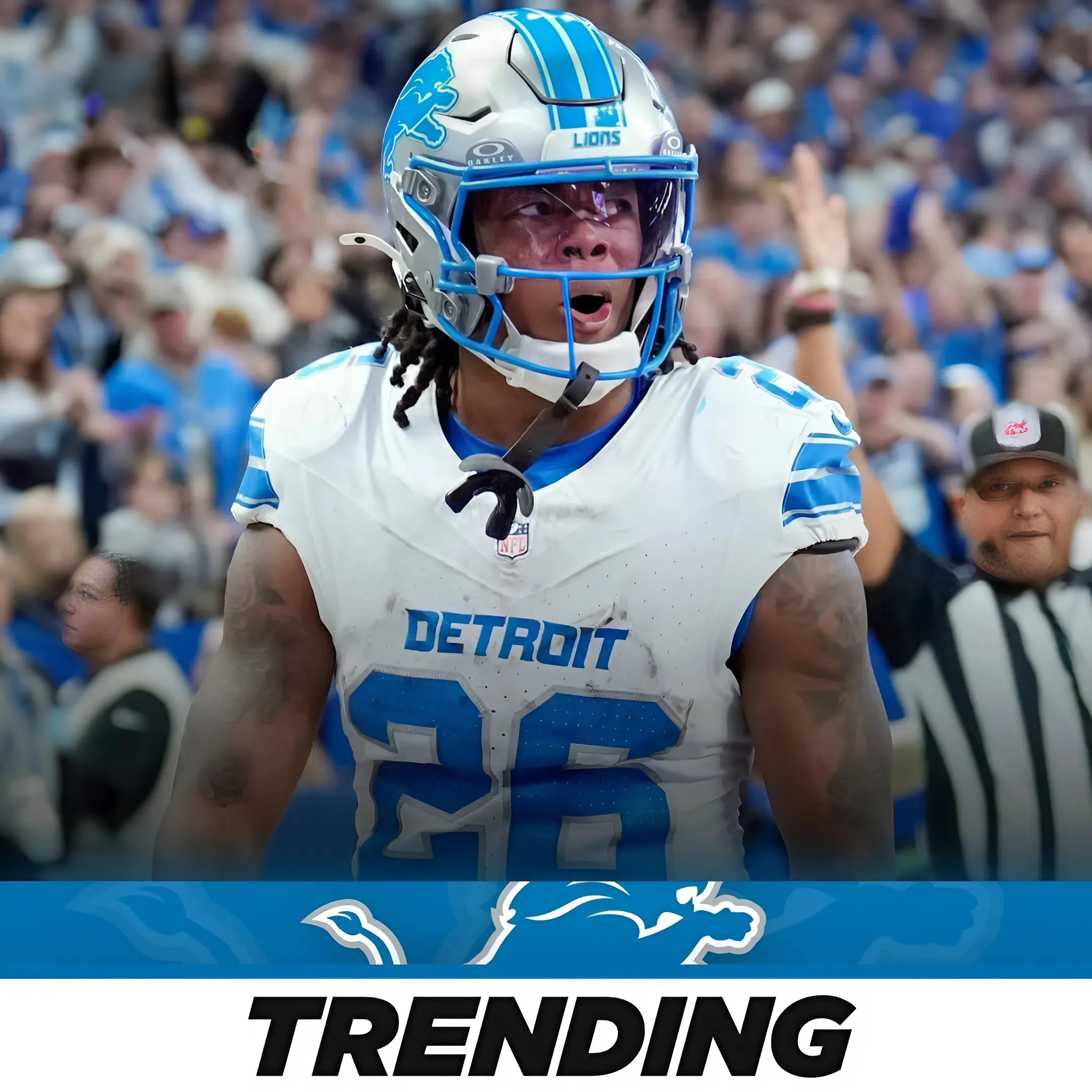 Lions’ Jahmyr Gibbs explains jersey number change decision ahead of 2025