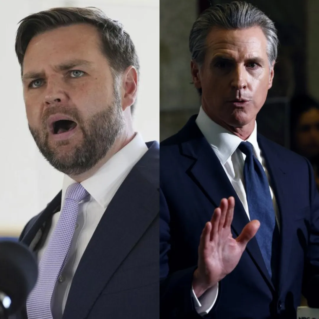 California Gov. Gavin Newsom Dares JD Vance to Face Off: "How About Saying It to My Face?"