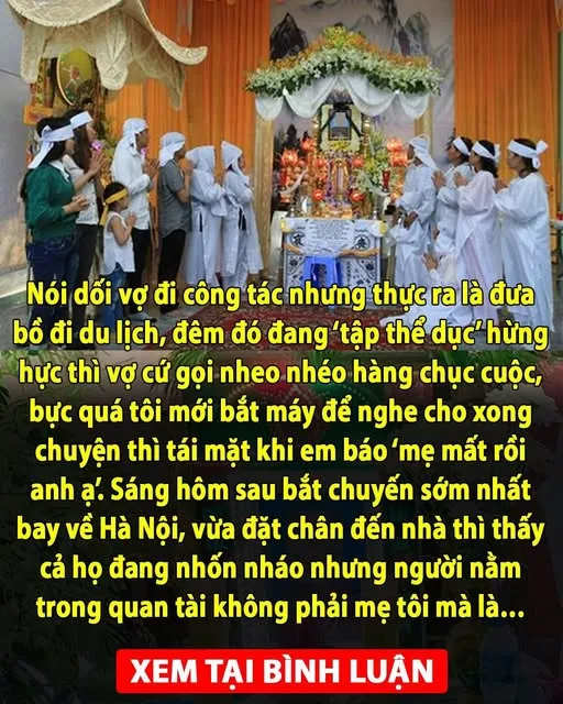 Nói dối vợ đi công tác nhưng th/ự/c ra là đưa bồ đi d/u lị/ch,