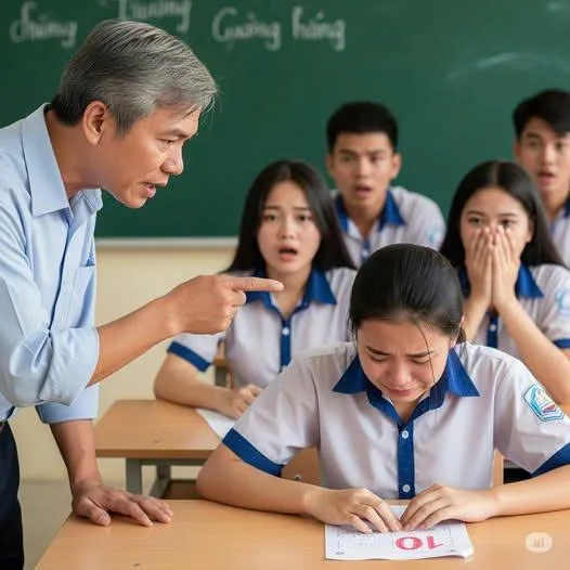 Thầy chủ nhiệm và cả lớp ng/hi ng/ờ nữ sinh nhà ngh/èo gi//an l//ận để đạt điểm cao nhất trong kỳ thi, chỉ 30 phút sau họ phải c/úi đ/ầu xi/n l//ỗi