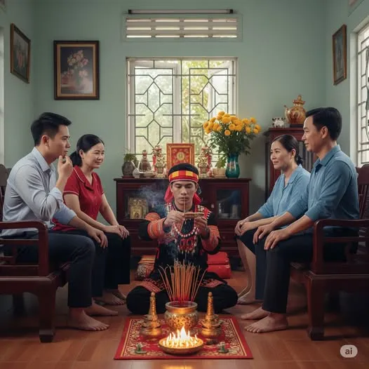 Con trai cưới vợ người dân tộc về chưa được tuần, bỗng đêm nào nó cũng lẩm nhẩm ngoài phòng khách, nhà tôi tán loạn mời thầy