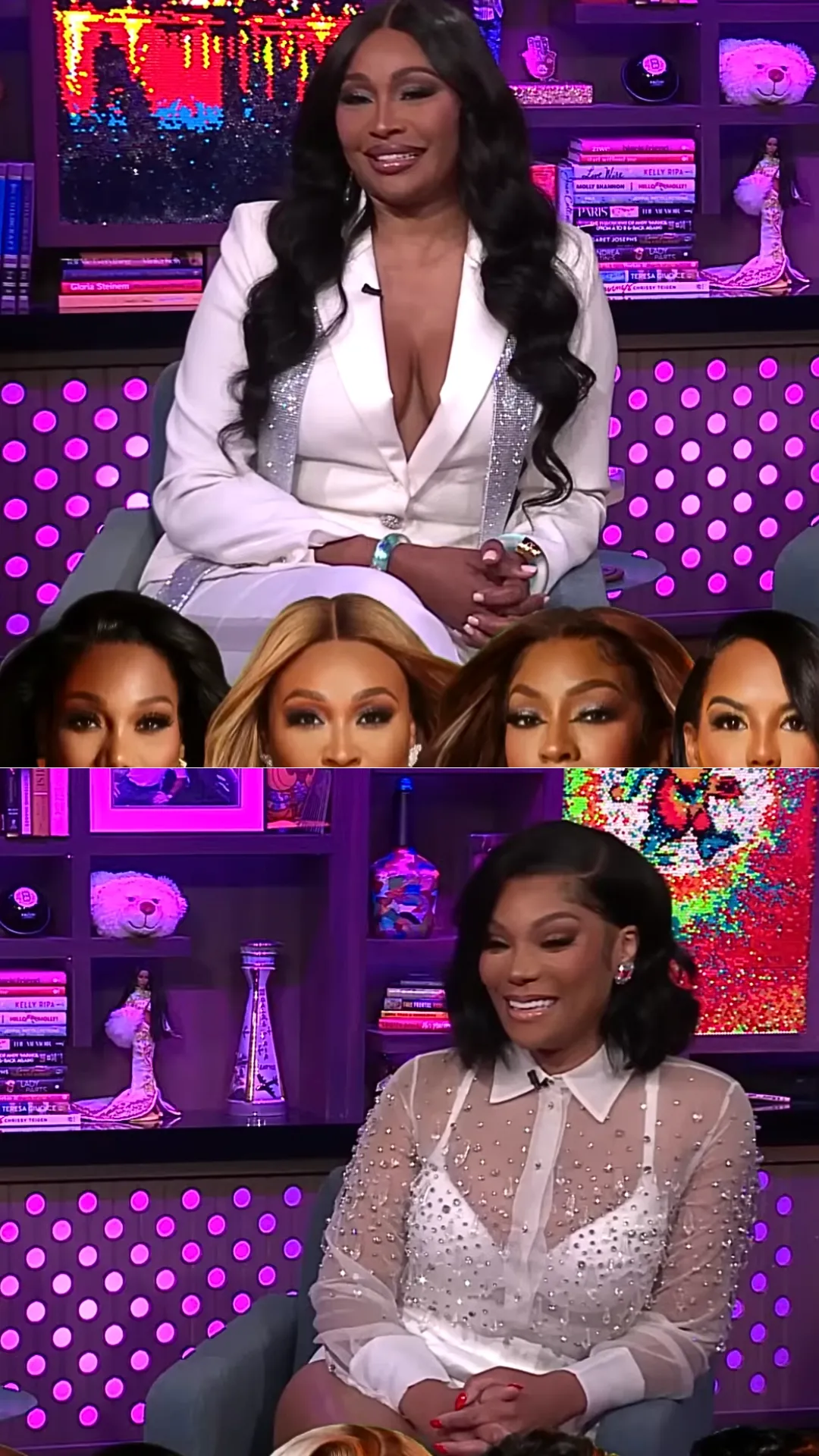 WWHL: Cynthia Bailey and Angela Oakley Tease RHOA Reunion