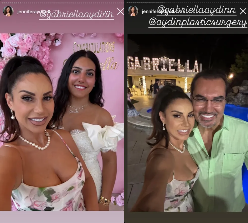 RHONJ’s Jennifer Aydin Throws Over-the-Top Graduation Party for Daughter Gabriella, Shares Smiling Selfie With Husband Bill Amid Divorce Rumors